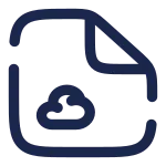 Cloud File SVG Icon